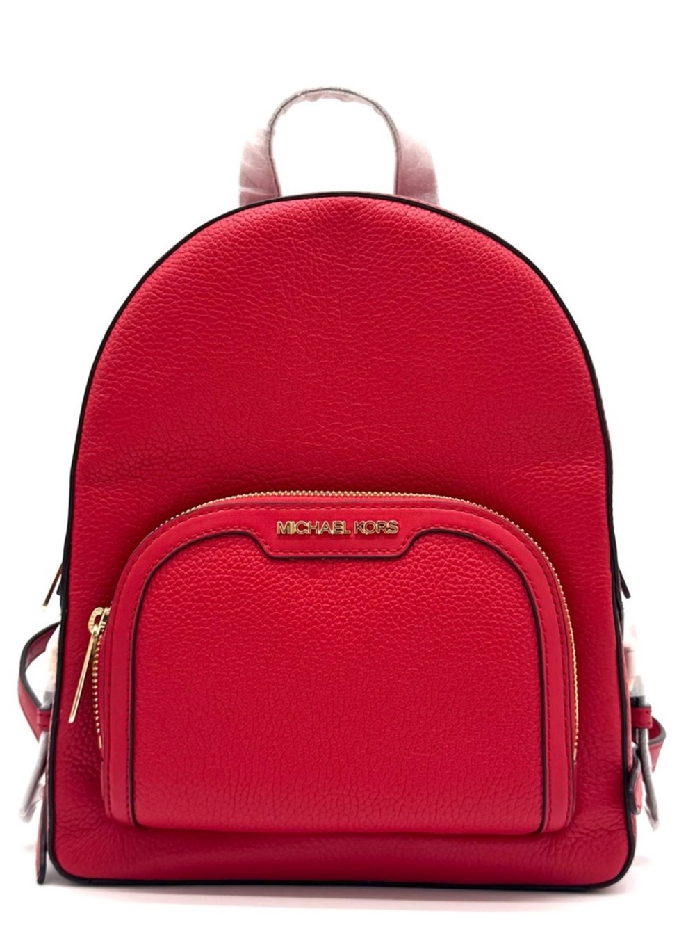 Michael Kors Jaycee Medium Signature Logo Backpack Bright Red